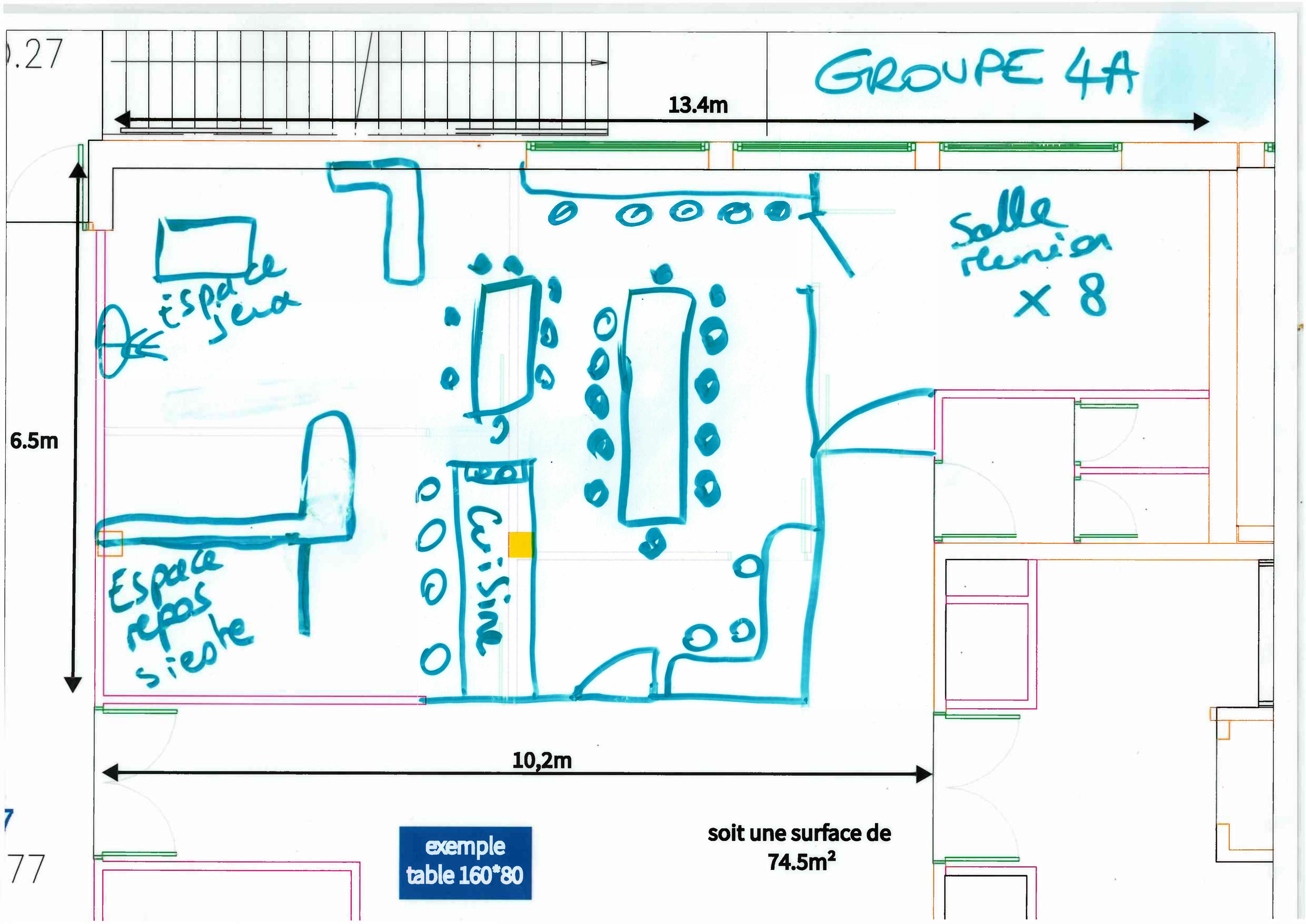Salle du personnel Projet 4A