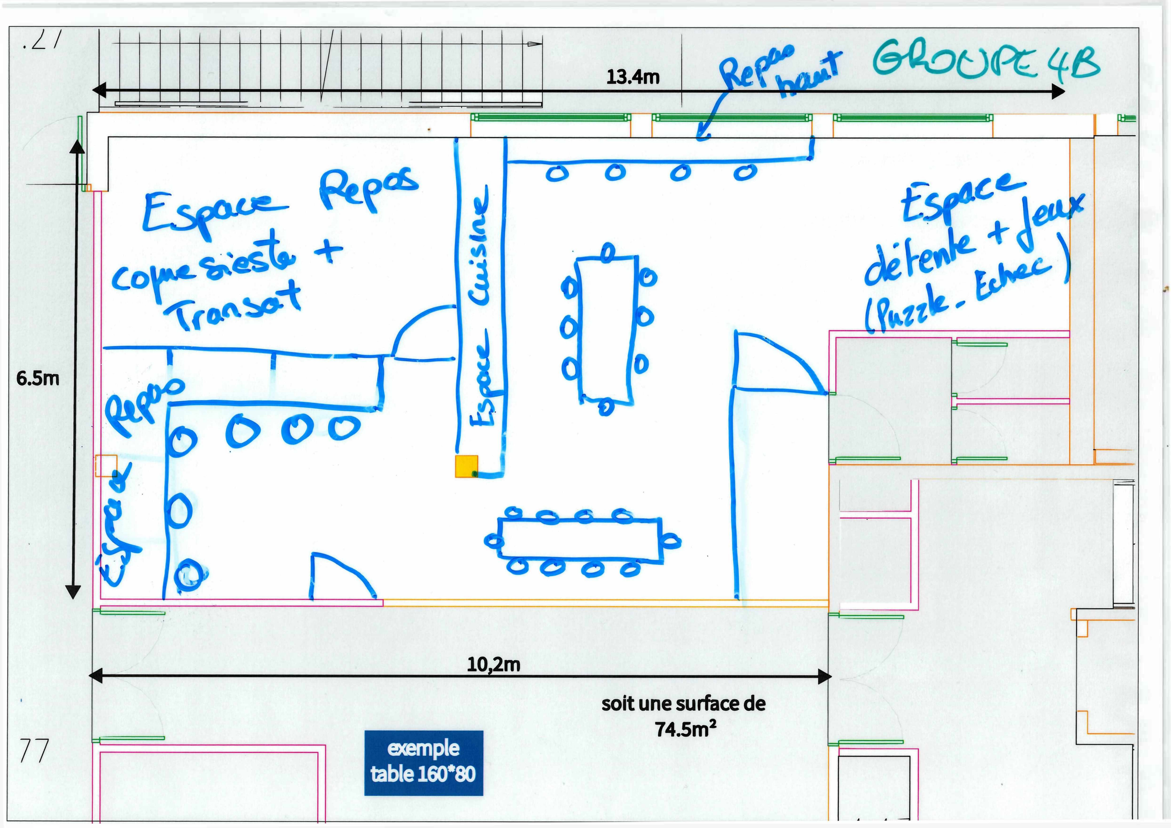 Salle du personnel Projet 4B